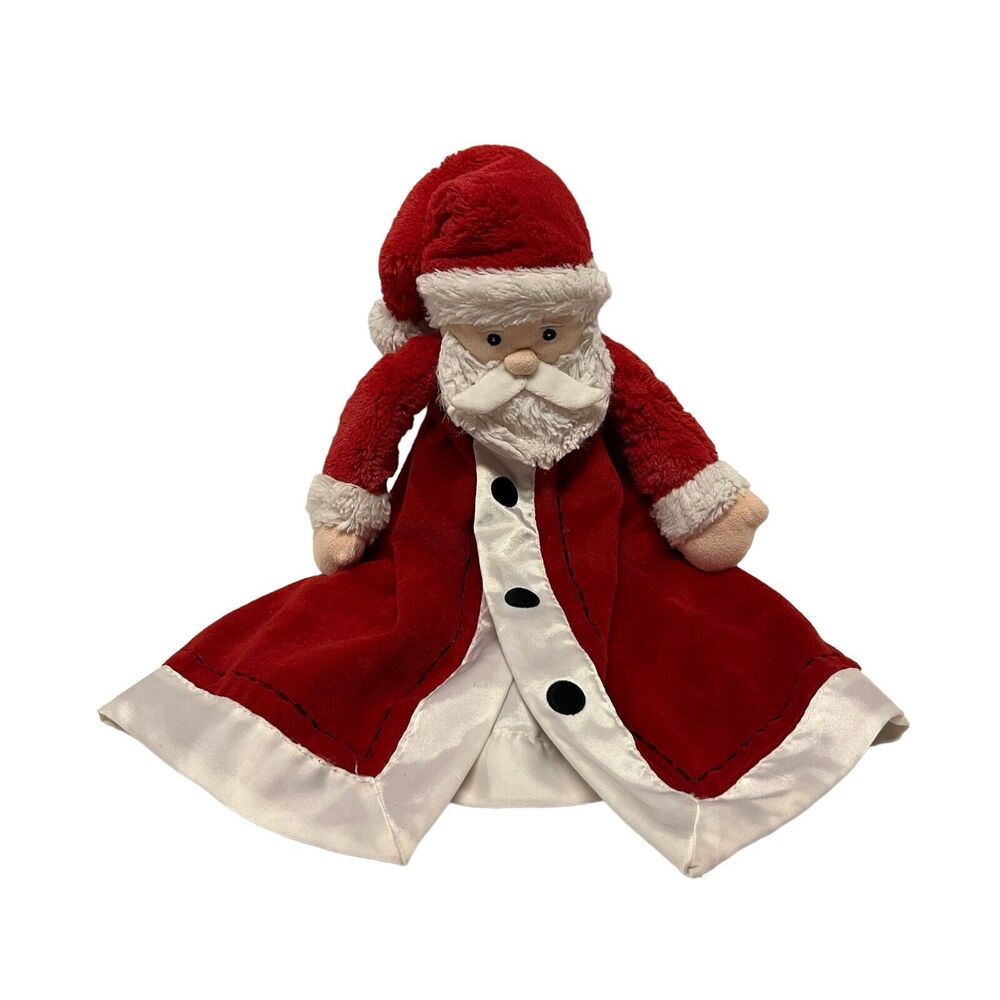 Bearington Baby Santa Claus lovey security blanket Christmas snuggler